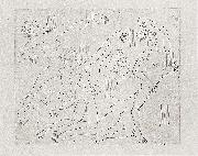 Ernst Ludwig Kirchner, Dance-shool - etching
